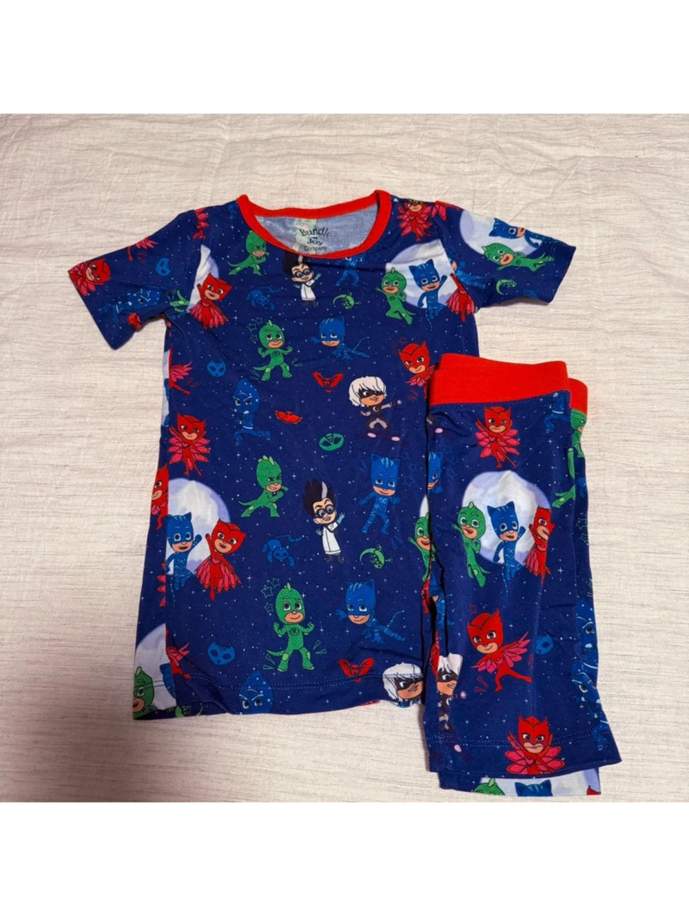 Bundle of joy company pj masks short sleeve pajamas